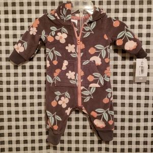 Carter's newborn zippered romper.